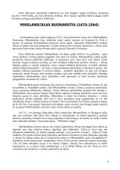 Mikelandželas Buonarotis 3 puslapis