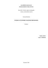 Sveiko gyvenimo ugdymo programa