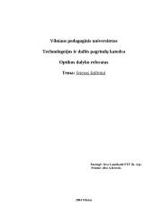 Šviesos šaltiniai optinėje elektronikoje