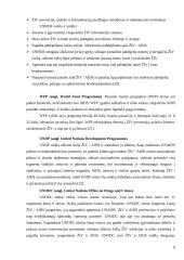 Tarptautinės ŽIV/AIDS organizacijos ir jų indėlis į šios infekcijos valdymą 8 puslapis