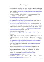 Tarptautinės ŽIV/AIDS organizacijos ir jų indėlis į šios infekcijos valdymą 10 puslapis