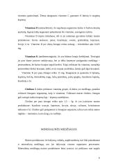 Mineralinės medžiagos ir vitaminai 5 puslapis