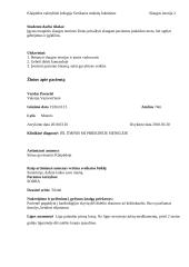 Terapinio paciento slaugos istorija: miokarto infarktas 2 puslapis