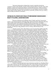 Antikinės filosofijos įtaka Renesanso epochos idėjoms 5 puslapis