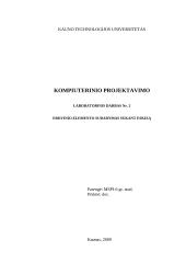 Erdvinio elemento sudarymas sukant eskizą
