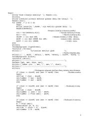 Free Pascal (FP). Funkcija. Vyriausio mokinio amžiaus skaičiavimas dienomis 4 puslapis