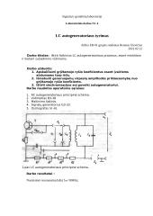 LC autogeneratoriaus tyrimas 1 puslapis