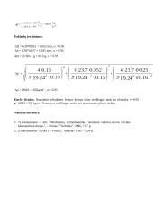 Medžiagos tankio nustatymas ir atsitiktinių paklaidų skaičiavimas 2 puslapis