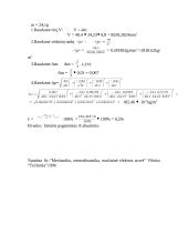 Medžiagų tankio nustatymas ir paklaidų skaičiavimas 3 puslapis
