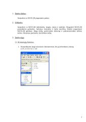 Pažintis su MATLAB 2 puslapis