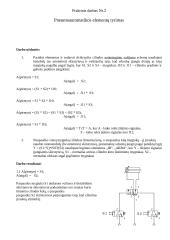 Pneumoautomatikos elementų tyrimas