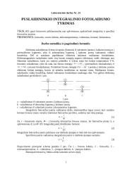 Puslaidininkio integralinio fotolaidumo tyrimo ataskaita