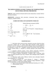 Šiluminio spinduliavimo tyrimas, Stefano-Bolcmano konstantos nustatymas ir temperatūros matavimas optiniu pirometru