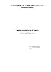 Telekomunikaciniai tinklai