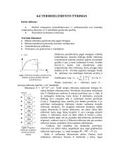 Termoelemento tyrimas