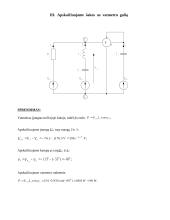 Vienfazės sinusinės elektros grandinės analizė 5 puslapis