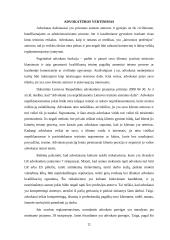 Advokatūros vertinimas 11 puslapis