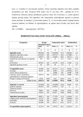 Vertikali ir horizontali balanso analizės 2 puslapis