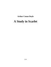 Arthur Conan Doyle "A Study in Scarlet"
