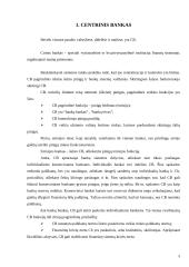 Centrinis bankas (CB) ir monetarinė politika 3 puslapis