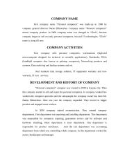 Company analysis: selling informational technologies "iTech" 3 puslapis