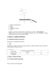 Elektromechaninis, stacionarusis krovinių keltuvas 6 puslapis