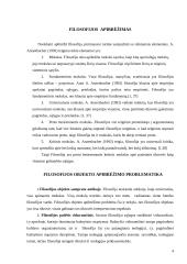 Filosofijos objekto apibrėžimo problematika 4 puslapis