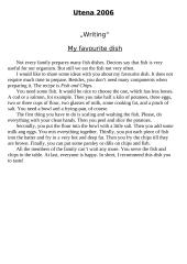 My favourite dish 2 puslapis