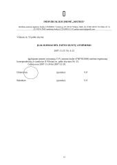 Įmonės charakteristika ir veiklos dokumentai: prekyba kompiuteriais IĮ "Matrix" 12 puslapis