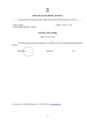 Įmonės charakteristika ir veiklos dokumentai: prekyba kompiuteriais IĮ "Matrix" 13 puslapis