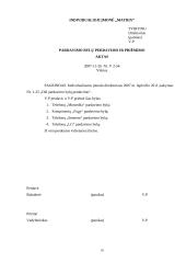 Įmonės charakteristika ir veiklos dokumentai: prekyba kompiuteriais IĮ "Matrix" 16 puslapis