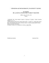 Įmonės veiklos dokumentų rengimo analizė: UAB "Žvaigždutė" 5 puslapis