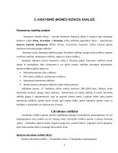 Įmonės verslo rizika ir jos mažinimo galimybės 6 puslapis