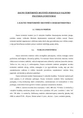 Kauno teritorinės muitinės personalo valdymo politikos įvertinimas 3 puslapis