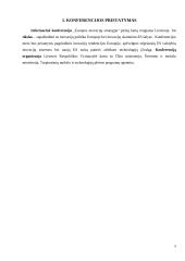 Konferencijos organizavimas: "Europos inovacijų strategijos" 5 puslapis