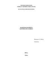 Makroekonomikos keletas temų