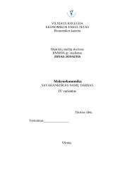 Makroekonomikos išspręstos užduotys