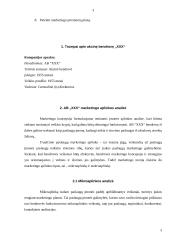 Marketingo planas: siuvimo paslaugos 2 puslapis