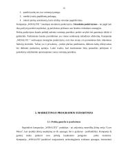 Marketingo programa: higieninių įklotų ir vaikiškų sauskelnių gamyba "Winalite" 15 puslapis