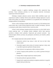 Marketingo strateginio planavimo reikšmė, esmė bei proceso stadijos 11 puslapis