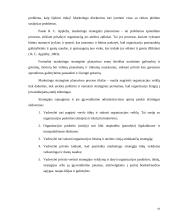 Marketingo strateginio planavimo reikšmė, esmė bei proceso stadijos 10 puslapis