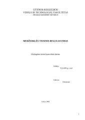 Medžioklės teisinis reguliavimas