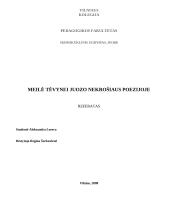 Meilė tėvynei Juozo Nekrošiaus poezijoje