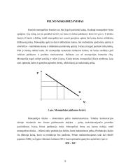 Monopolijos formavimosi ypatybės ir pelno maksimizavimas 9 puslapis