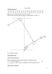 Plokščiojo keturių grandžių mechanizmo kinematinė analizė 2 puslapis