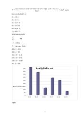 Statistika - duomenų variacinė eilutė 3 puslapis