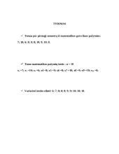 Statistinis tyrimas: pažymiai 3 puslapis