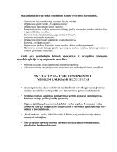 Sveikos gyvensenos ugdymas bei populiarinimas 13 puslapis