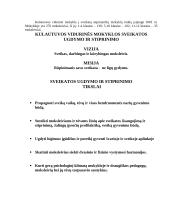 Sveikos gyvensenos ugdymas bei populiarinimas 3 puslapis