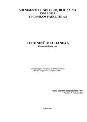 Techninė mechanika - stiprumas ir deformacija